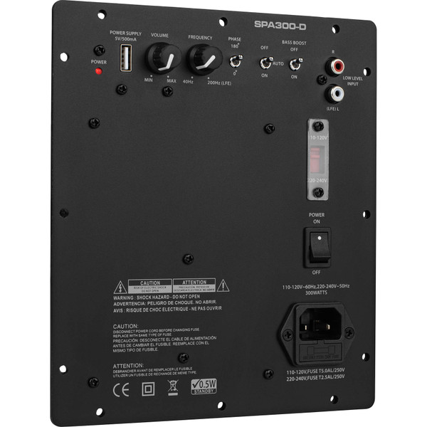 Dayton Audio SPA300-D 300 Watt Class-D Subwoofer-Verstärker