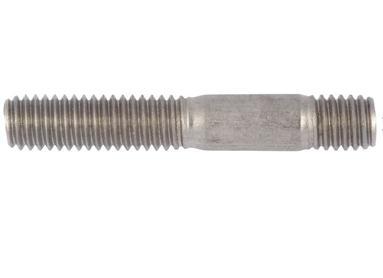 STIFTSCHRAUBE MIT EINSCHRAUBENDE ≈ 1,25 D DIN 939, EDELSTAHL A2, BLANK