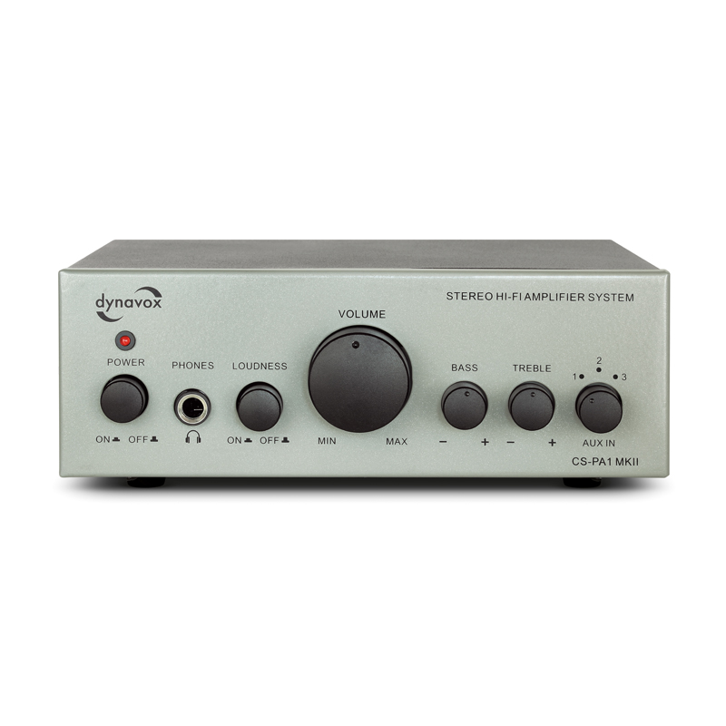 Dynavox CS-PA1 MK II Mini-Verstärker silbergrau