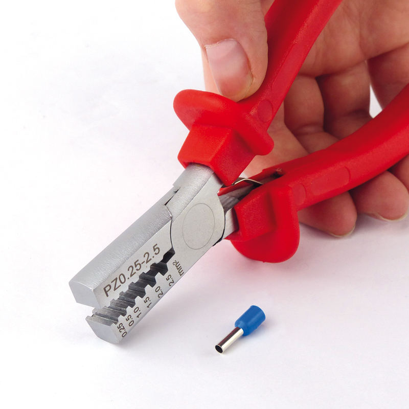 Presszange für Aderendhülsen BLANKO 0,25 - 2,5 mm²