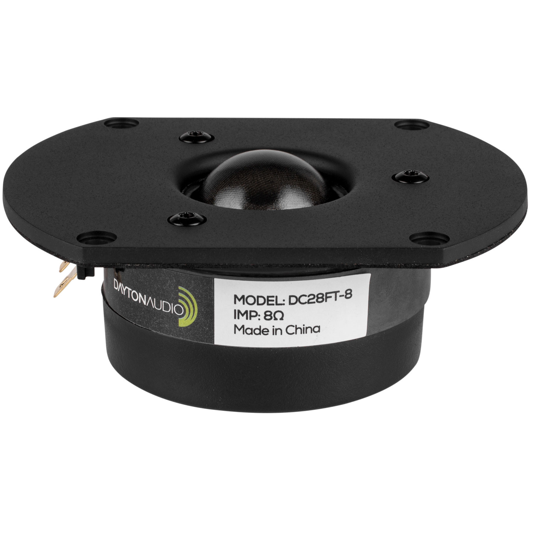 Dayton Audio DC28FT-8 mit abgeschnittener Frontplatte